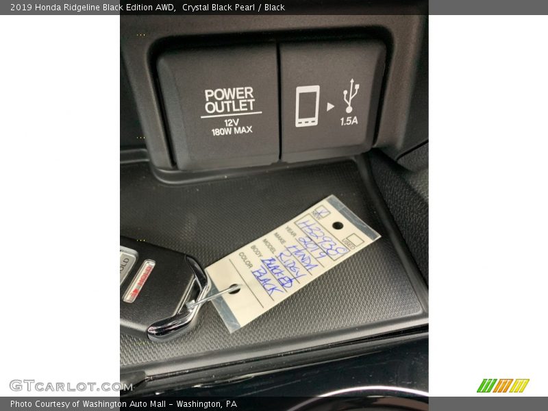 Crystal Black Pearl / Black 2019 Honda Ridgeline Black Edition AWD