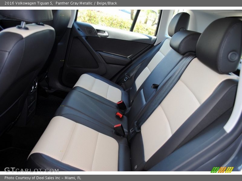 Panther Gray Metallic / Beige/Black 2016 Volkswagen Tiguan S