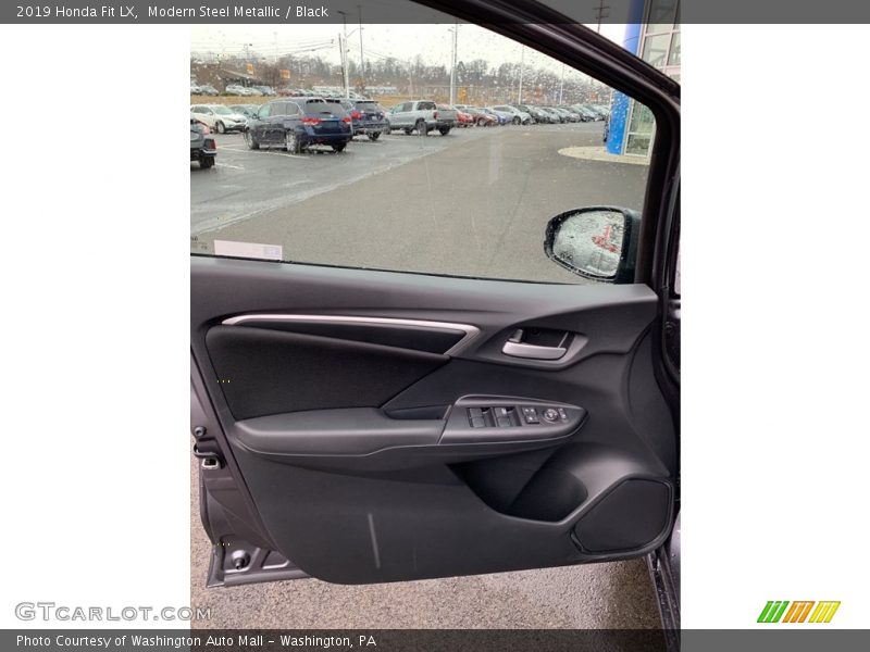 Modern Steel Metallic / Black 2019 Honda Fit LX