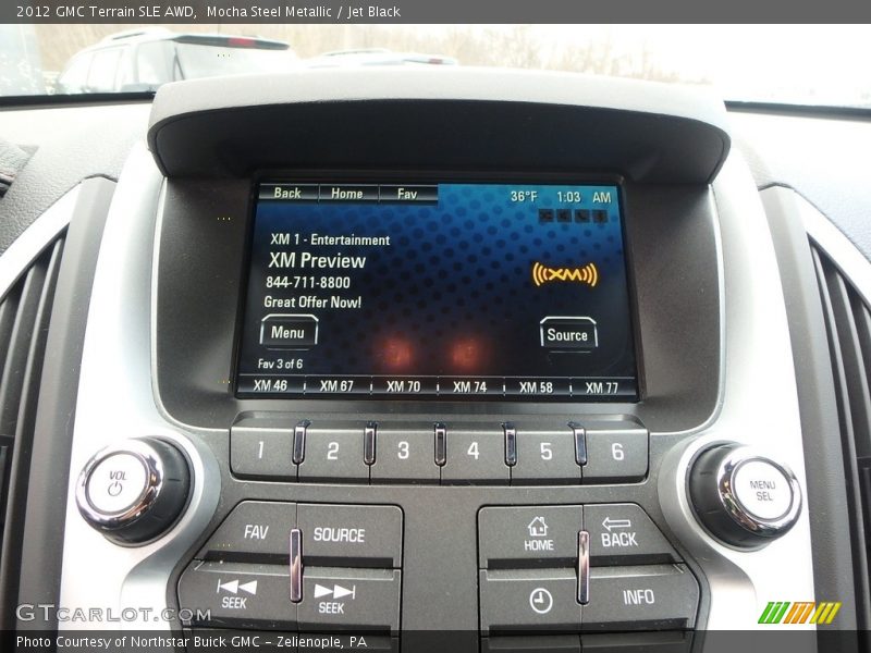 Mocha Steel Metallic / Jet Black 2012 GMC Terrain SLE AWD