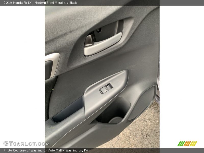 Modern Steel Metallic / Black 2019 Honda Fit LX