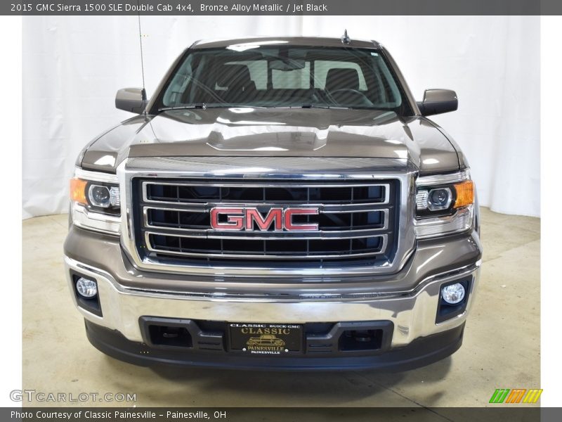 Bronze Alloy Metallic / Jet Black 2015 GMC Sierra 1500 SLE Double Cab 4x4