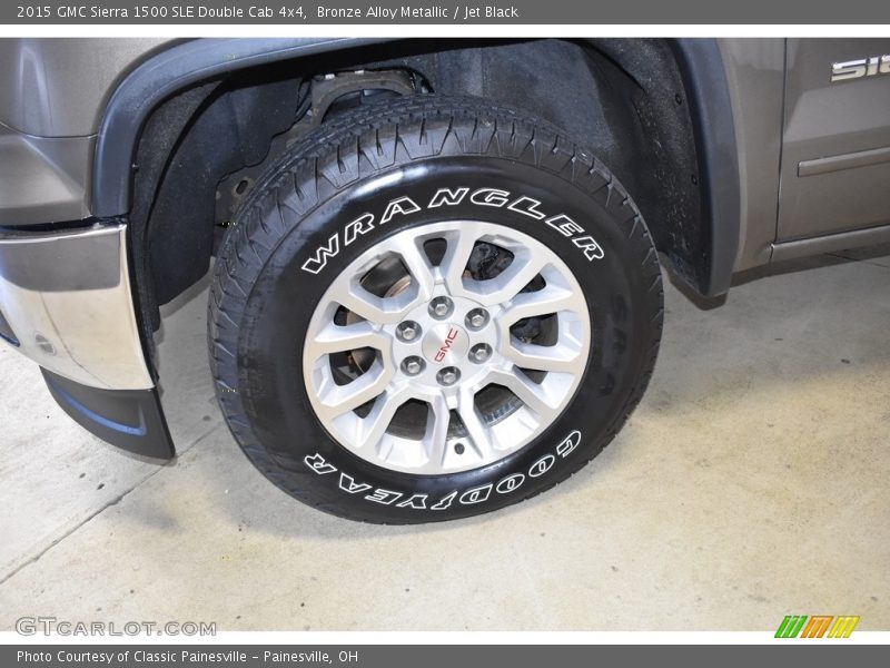 Bronze Alloy Metallic / Jet Black 2015 GMC Sierra 1500 SLE Double Cab 4x4