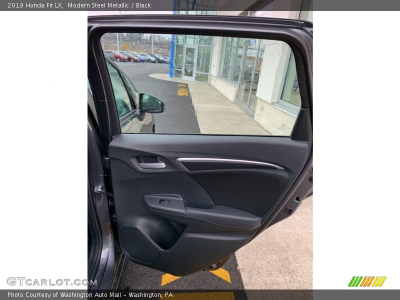Modern Steel Metallic / Black 2019 Honda Fit LX