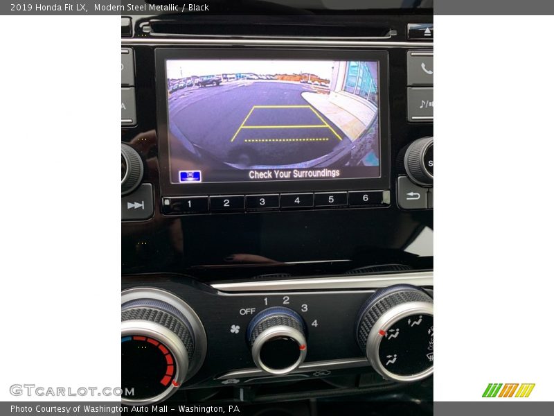 Modern Steel Metallic / Black 2019 Honda Fit LX