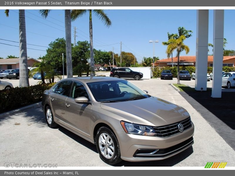 Titanium Beige / Titan Black 2016 Volkswagen Passat S Sedan