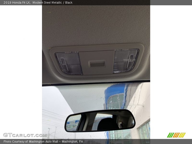 Modern Steel Metallic / Black 2019 Honda Fit LX