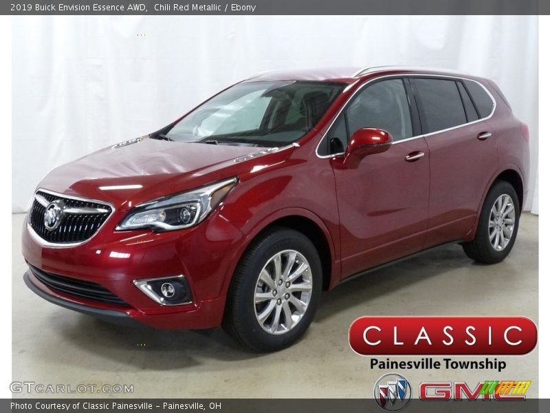 Chili Red Metallic / Ebony 2019 Buick Envision Essence AWD
