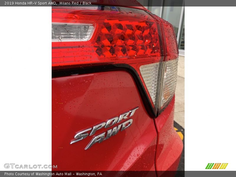 Milano Red / Black 2019 Honda HR-V Sport AWD