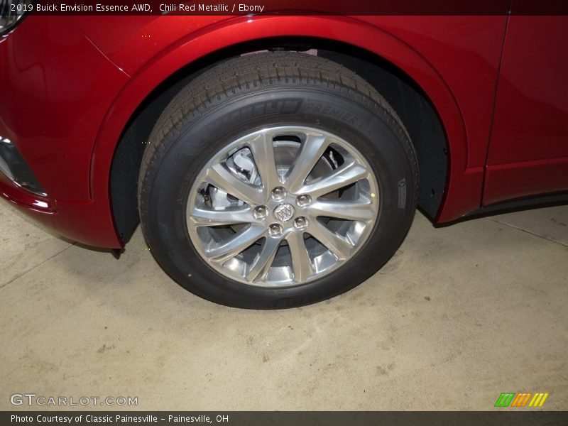 Chili Red Metallic / Ebony 2019 Buick Envision Essence AWD