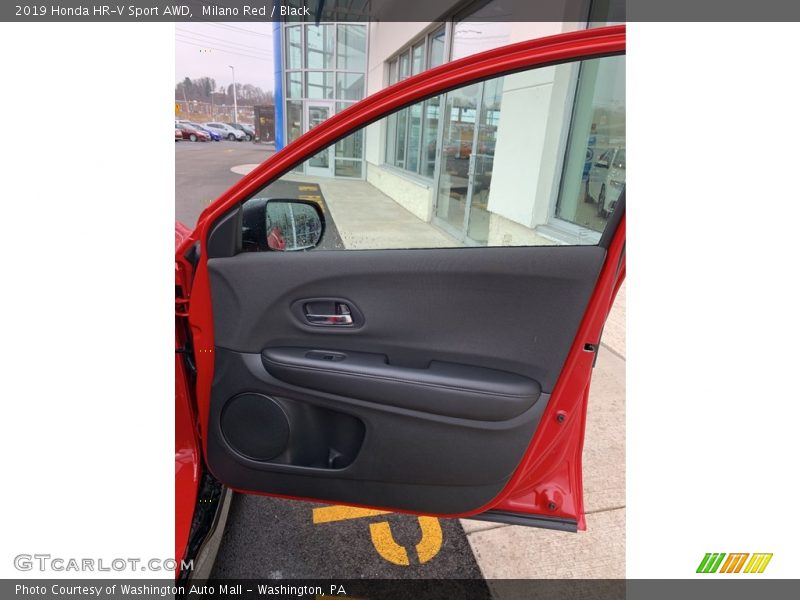 Milano Red / Black 2019 Honda HR-V Sport AWD