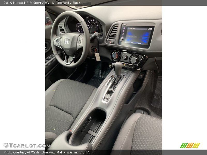 Milano Red / Black 2019 Honda HR-V Sport AWD
