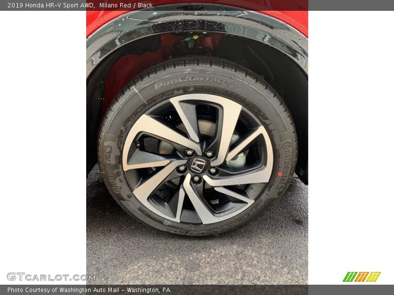 Milano Red / Black 2019 Honda HR-V Sport AWD