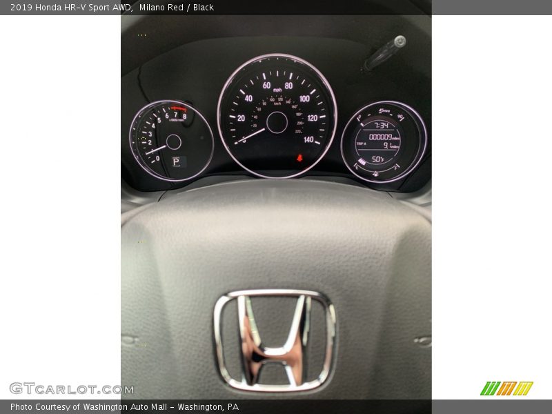 Milano Red / Black 2019 Honda HR-V Sport AWD