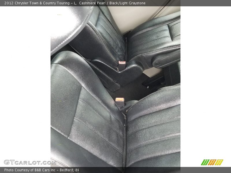 Cashmere Pearl / Black/Light Graystone 2012 Chrysler Town & Country Touring - L