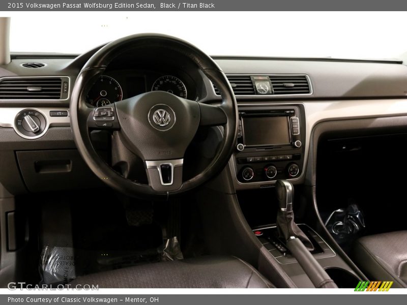Black / Titan Black 2015 Volkswagen Passat Wolfsburg Edition Sedan