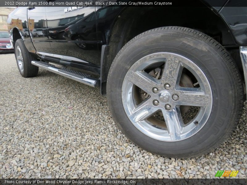 Black / Dark Slate Gray/Medium Graystone 2012 Dodge Ram 1500 Big Horn Quad Cab 4x4