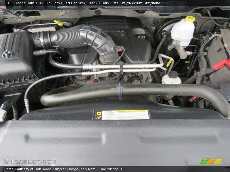Black / Dark Slate Gray/Medium Graystone 2012 Dodge Ram 1500 Big Horn Quad Cab 4x4