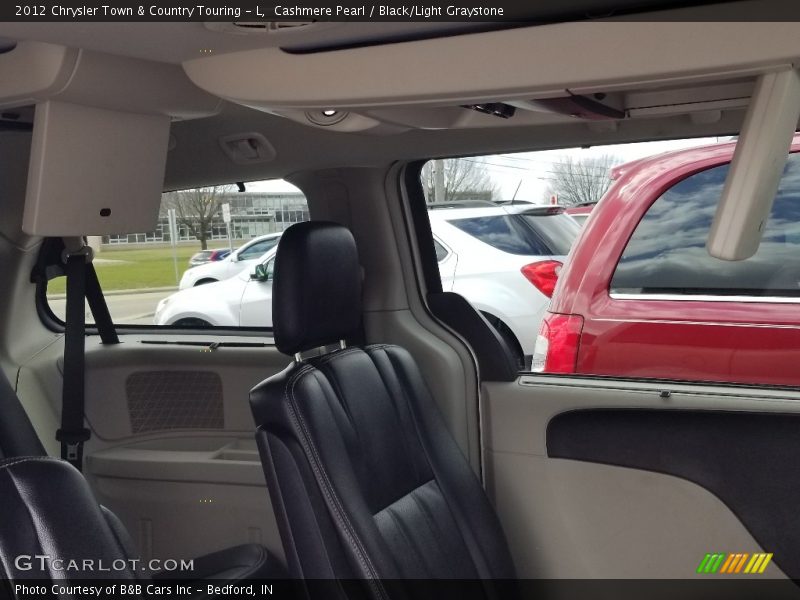 Cashmere Pearl / Black/Light Graystone 2012 Chrysler Town & Country Touring - L