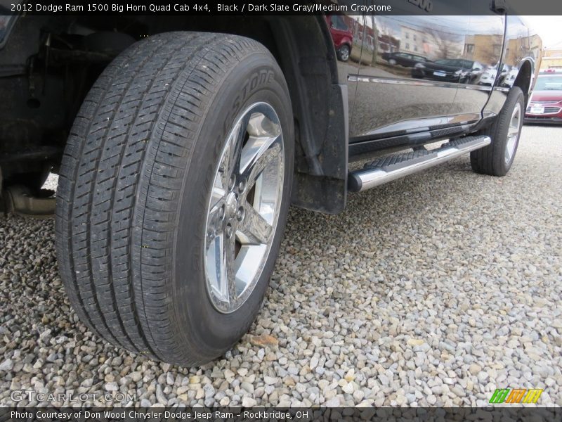Black / Dark Slate Gray/Medium Graystone 2012 Dodge Ram 1500 Big Horn Quad Cab 4x4