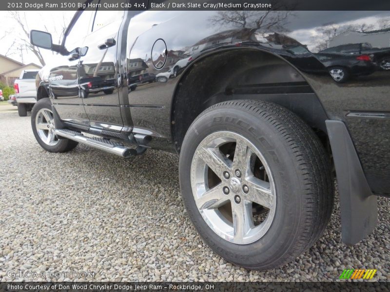 Black / Dark Slate Gray/Medium Graystone 2012 Dodge Ram 1500 Big Horn Quad Cab 4x4