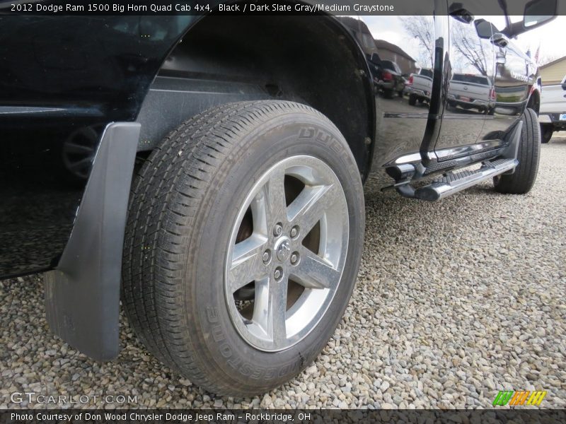 Black / Dark Slate Gray/Medium Graystone 2012 Dodge Ram 1500 Big Horn Quad Cab 4x4