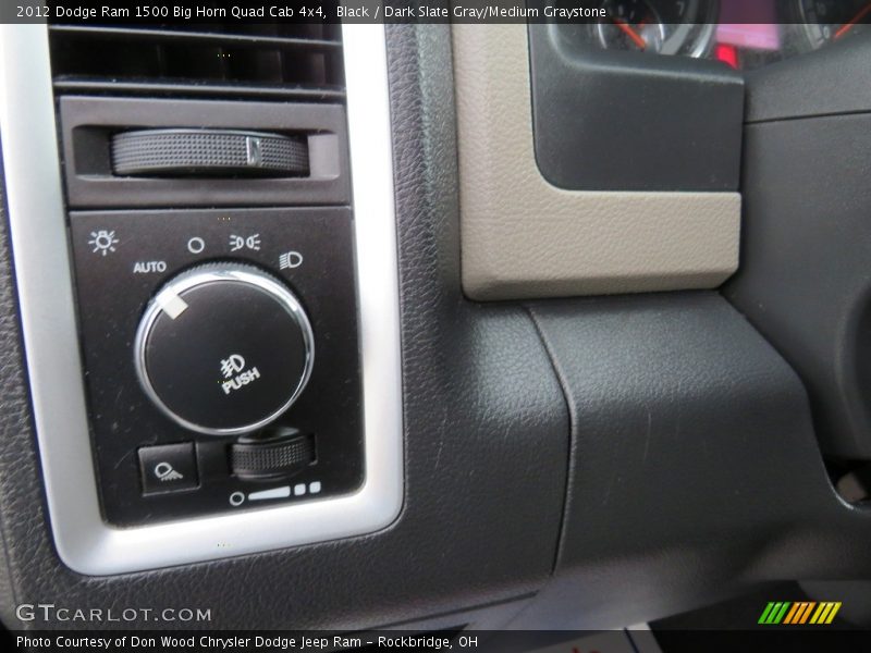 Black / Dark Slate Gray/Medium Graystone 2012 Dodge Ram 1500 Big Horn Quad Cab 4x4