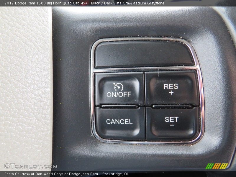 Black / Dark Slate Gray/Medium Graystone 2012 Dodge Ram 1500 Big Horn Quad Cab 4x4