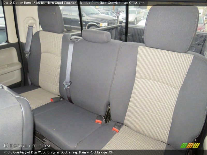 Black / Dark Slate Gray/Medium Graystone 2012 Dodge Ram 1500 Big Horn Quad Cab 4x4