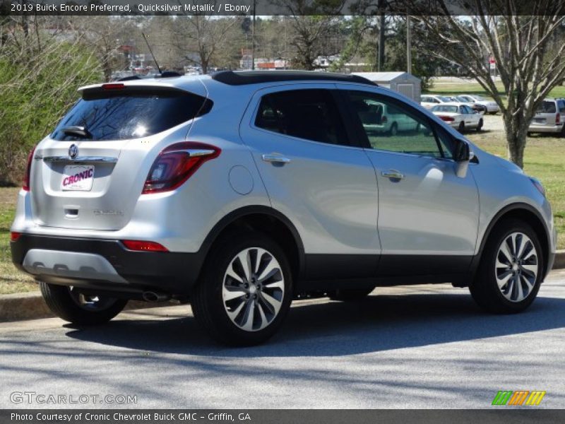 Quicksilver Metallic / Ebony 2019 Buick Encore Preferred