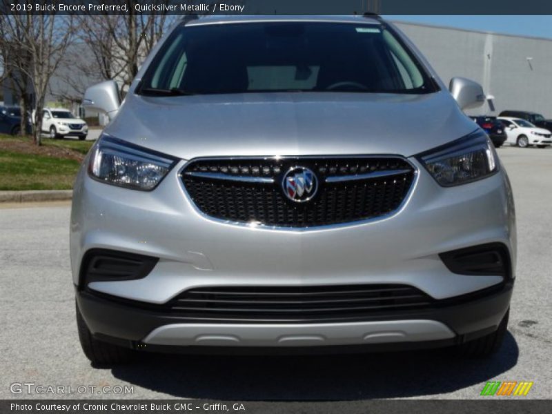 Quicksilver Metallic / Ebony 2019 Buick Encore Preferred