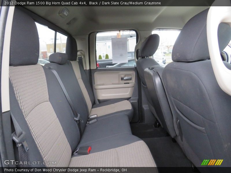 Black / Dark Slate Gray/Medium Graystone 2012 Dodge Ram 1500 Big Horn Quad Cab 4x4