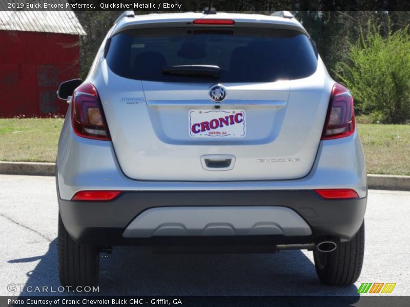 Quicksilver Metallic / Ebony 2019 Buick Encore Preferred