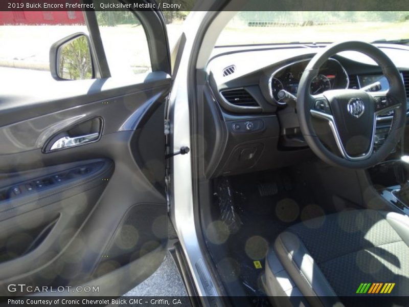 Quicksilver Metallic / Ebony 2019 Buick Encore Preferred
