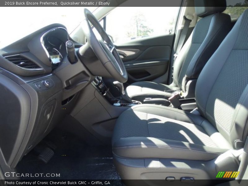 Quicksilver Metallic / Ebony 2019 Buick Encore Preferred