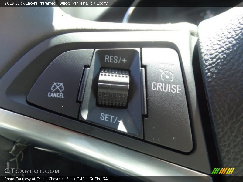 Quicksilver Metallic / Ebony 2019 Buick Encore Preferred