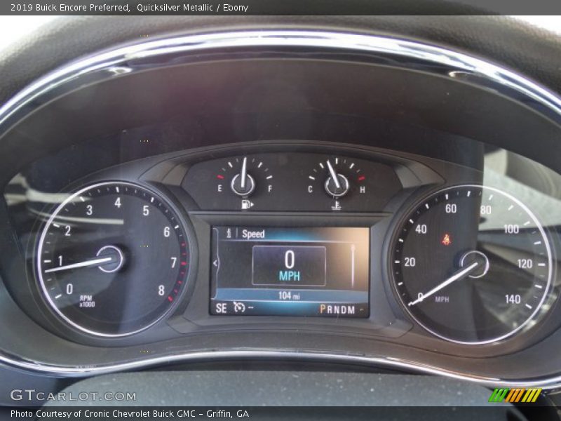 Quicksilver Metallic / Ebony 2019 Buick Encore Preferred