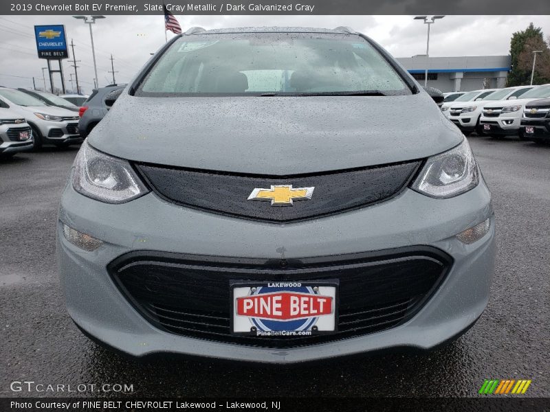 Slate Gray Metallic / Dark Galvanized Gray 2019 Chevrolet Bolt EV Premier