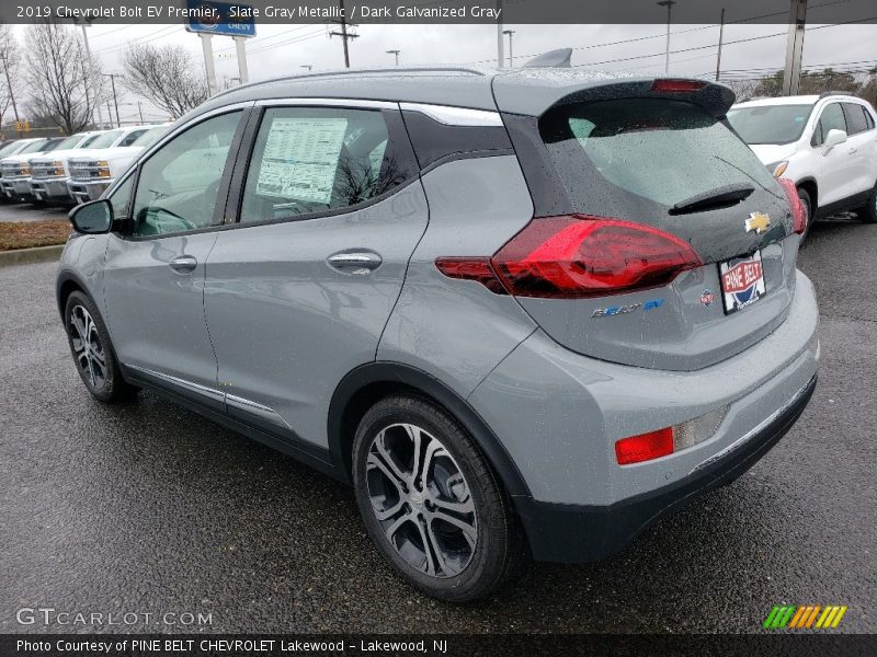 Slate Gray Metallic / Dark Galvanized Gray 2019 Chevrolet Bolt EV Premier