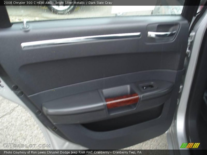 Bright Silver Metallic / Dark Slate Gray 2008 Chrysler 300 C HEMI AWD