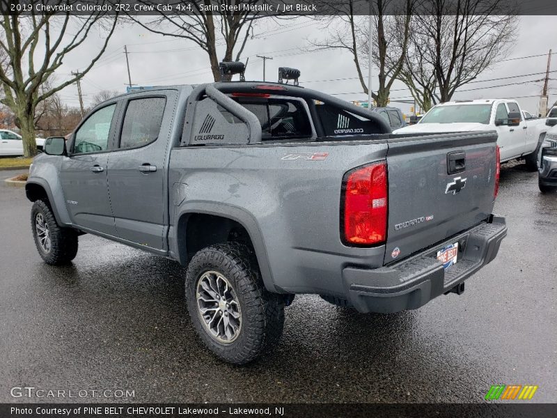 Satin Steel Metallic / Jet Black 2019 Chevrolet Colorado ZR2 Crew Cab 4x4