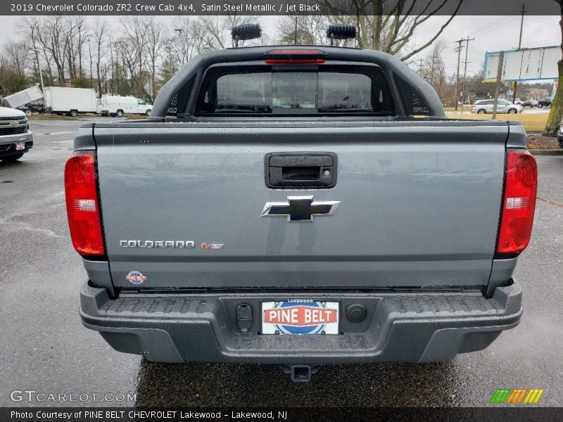 Satin Steel Metallic / Jet Black 2019 Chevrolet Colorado ZR2 Crew Cab 4x4