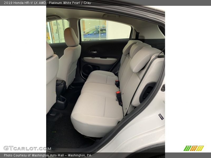 Platinum White Pearl / Gray 2019 Honda HR-V LX AWD
