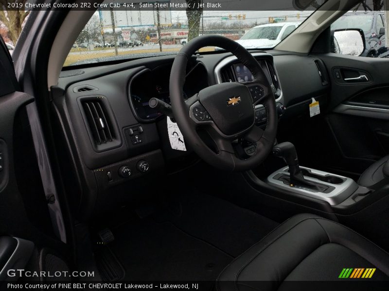 Satin Steel Metallic / Jet Black 2019 Chevrolet Colorado ZR2 Crew Cab 4x4