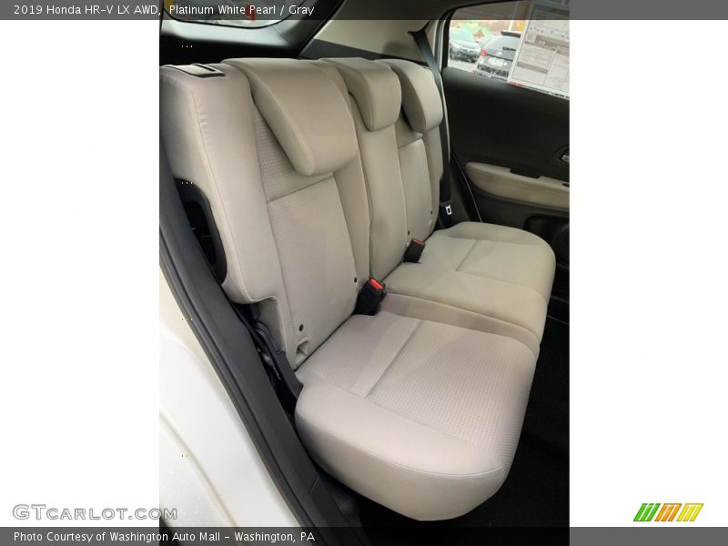 Platinum White Pearl / Gray 2019 Honda HR-V LX AWD
