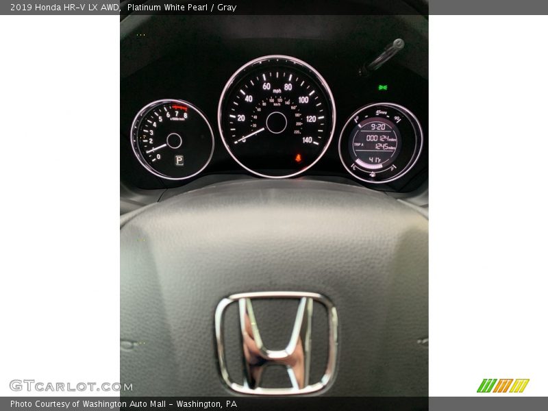 Platinum White Pearl / Gray 2019 Honda HR-V LX AWD