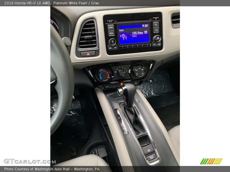Platinum White Pearl / Gray 2019 Honda HR-V LX AWD