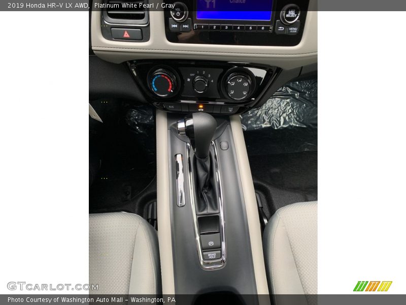 Platinum White Pearl / Gray 2019 Honda HR-V LX AWD