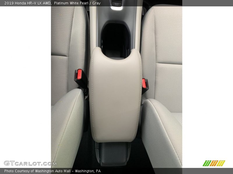 Platinum White Pearl / Gray 2019 Honda HR-V LX AWD