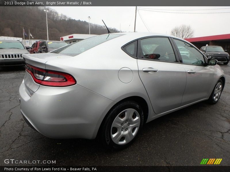 Bright Silver Metallic / Black 2013 Dodge Dart Aero